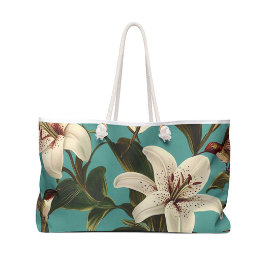 Hummingbirds in Spring Weekender Bag