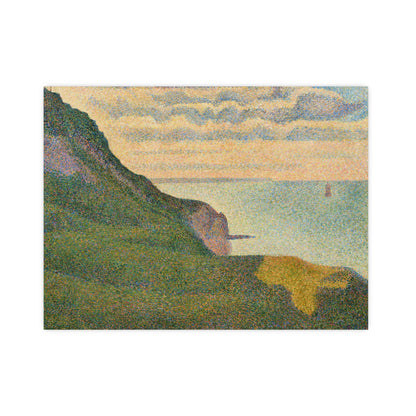 Seascape at Port-en-Bessin Normandy - Seurat Fine Art Poster