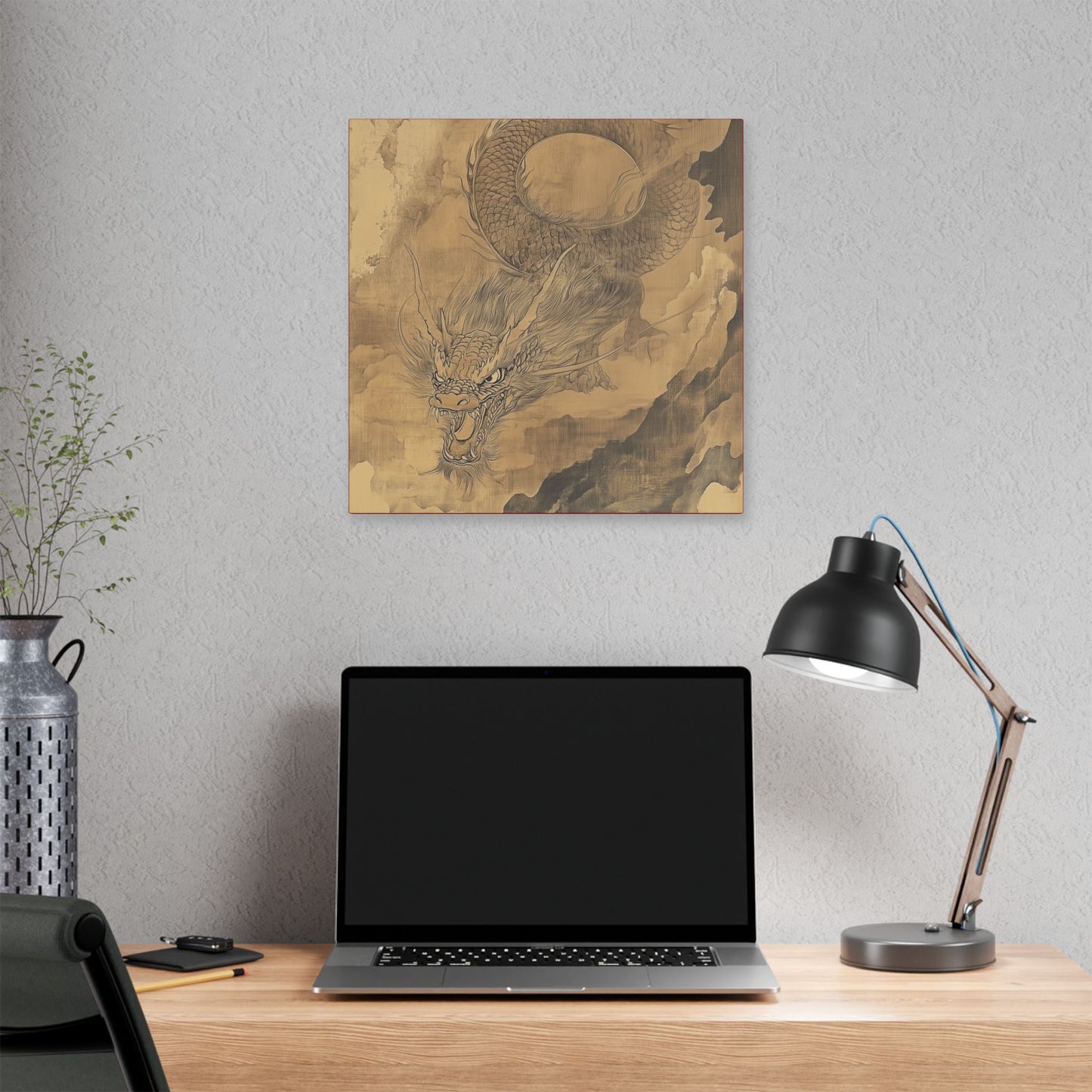 Smoke - Dragon Collection - Year of the Dragon -  Fine Art Print on Canvas