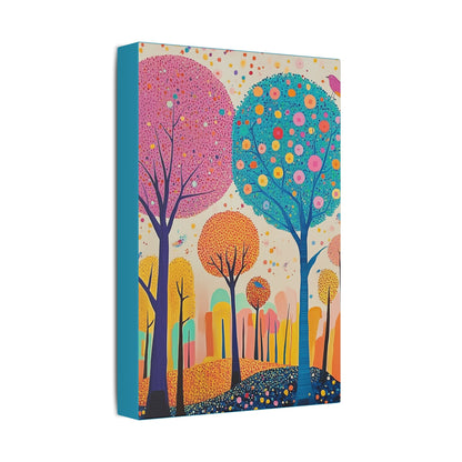 Happy Polka Dot Trees - Delight in Nature Series - Fine Art Print on Canvas