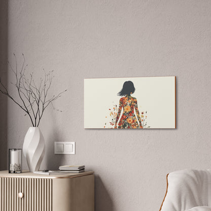 You Belong Among the Wildflowers  - Flower Girl - Print on Canvas