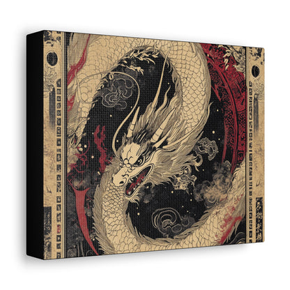 Can't Fight Fate - Dragon Collection -  Fine Art Print on Canvas