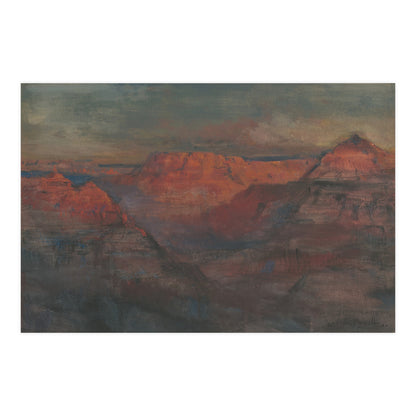 Grand Canyon Afterglow - American West Fine Art Poster