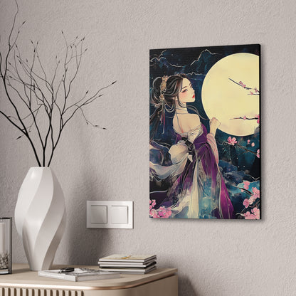 Thinking of You in the Moonlight - Fine Art Print - Wall Art on Canvas