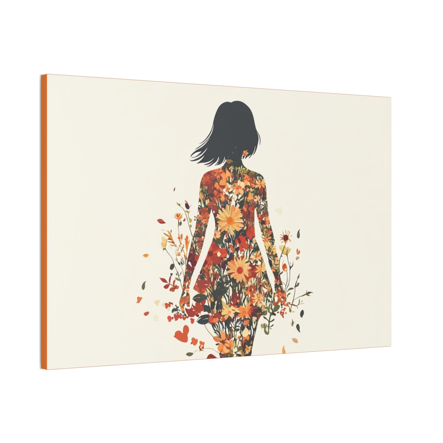 You Belong Among the Wildflowers  - Flower Girl - Print on Canvas