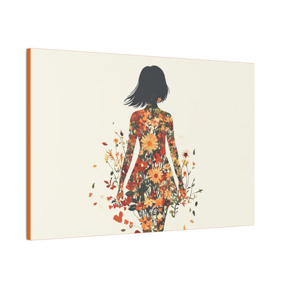 You Belong Among the Wildflowers  - Flower Girl - Print on Canvas