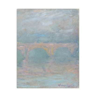 Waterloo Bridge London at Sunset - Monet Fine Art Poster