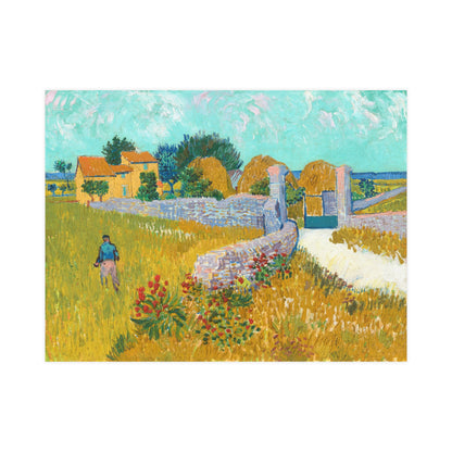Farmhouse in Provence - Van Gogh Fine Art Poster