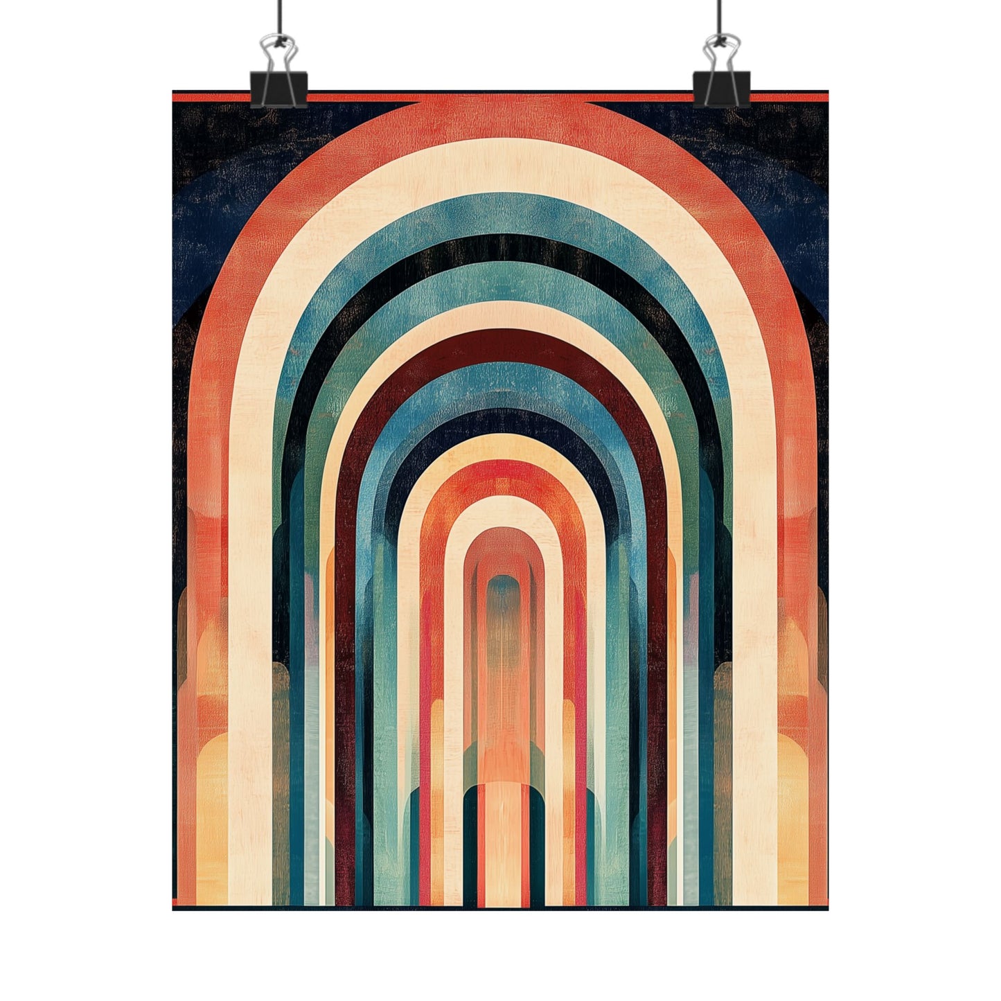 Doors of Perception Fine Art Print - Arches 11:11 - Bauhaus - Bohemian Wall Art - Modern Art - Matte Vertical Poster