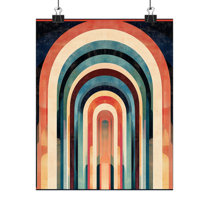 Doors of Perception Fine Art Print - Arches 11:11 - Bauhaus - Bohemian Wall Art - Modern Art - Matte Vertical Poster