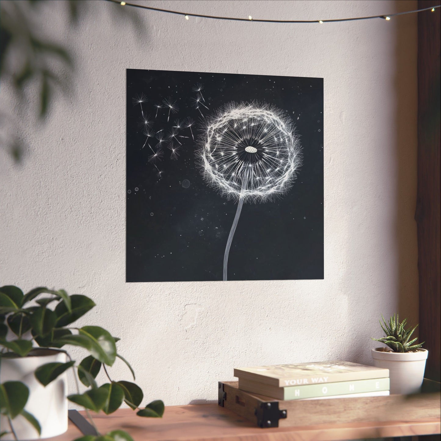 Just Dandy Dandelion Inspirational Fine Art Print