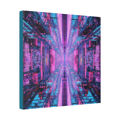 Quantum Glitch on Canvas