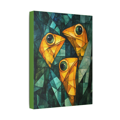 If We Don't Move Maybe They Won't See Us - Garden Friends - Fine Art Print on Canvas