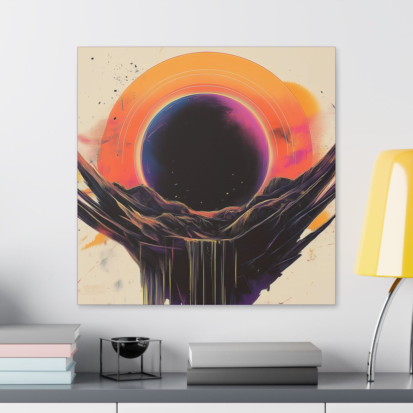 Valley of Dreams - Abstract Color Series- Fine Art Print on Canvas