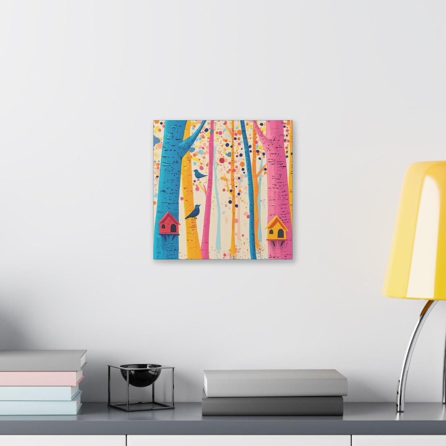 Here for the Birds - Delight in Nature Series - Fine Art Print on Canvas