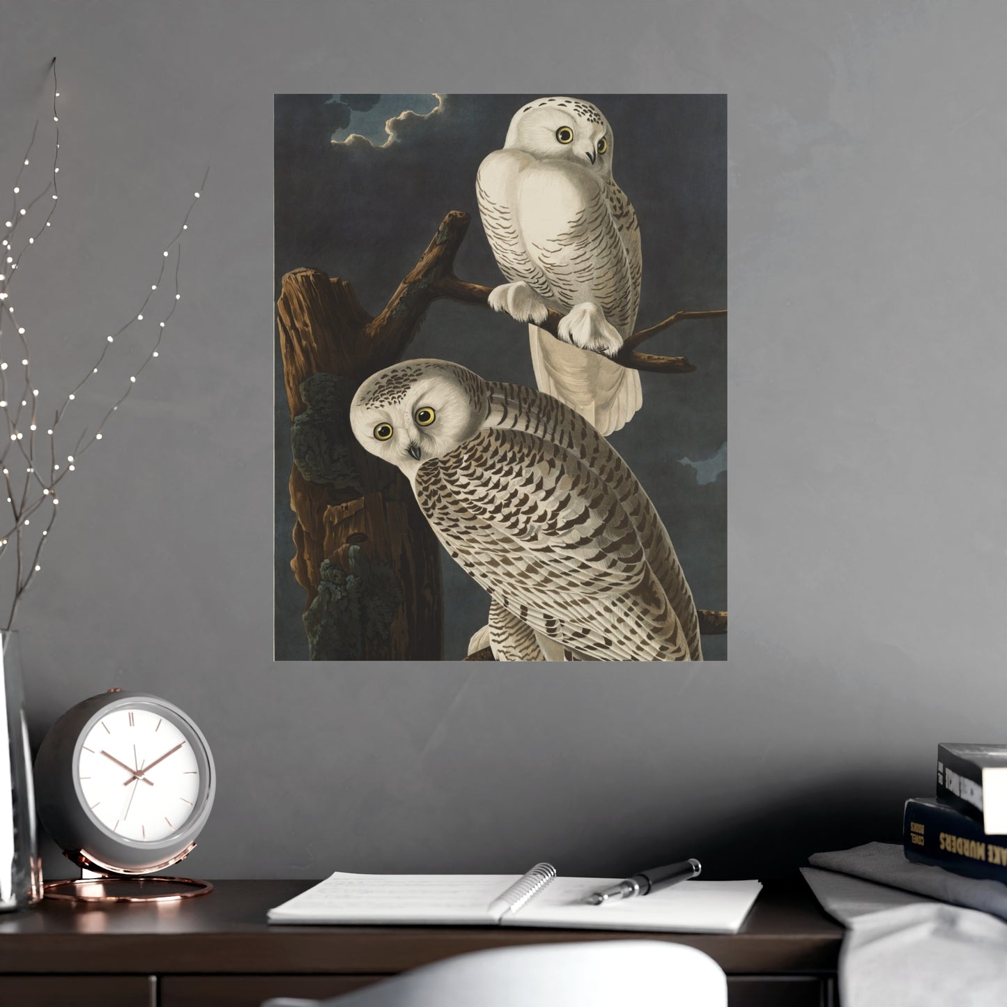 Snowy Owl - Audubon Birds - Fine Art Print