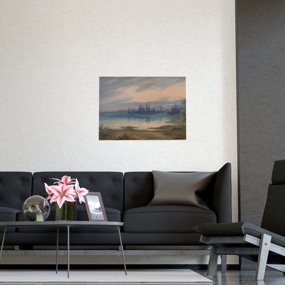 Landscape near Strasbourg - European Pastoral Fine Art Poster