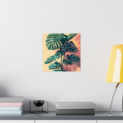 Tropical Monstera Botanical Fine Art Print