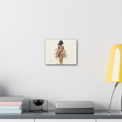 You Belong Among the Wildflowers  - Flower Girl - Print on Canvas