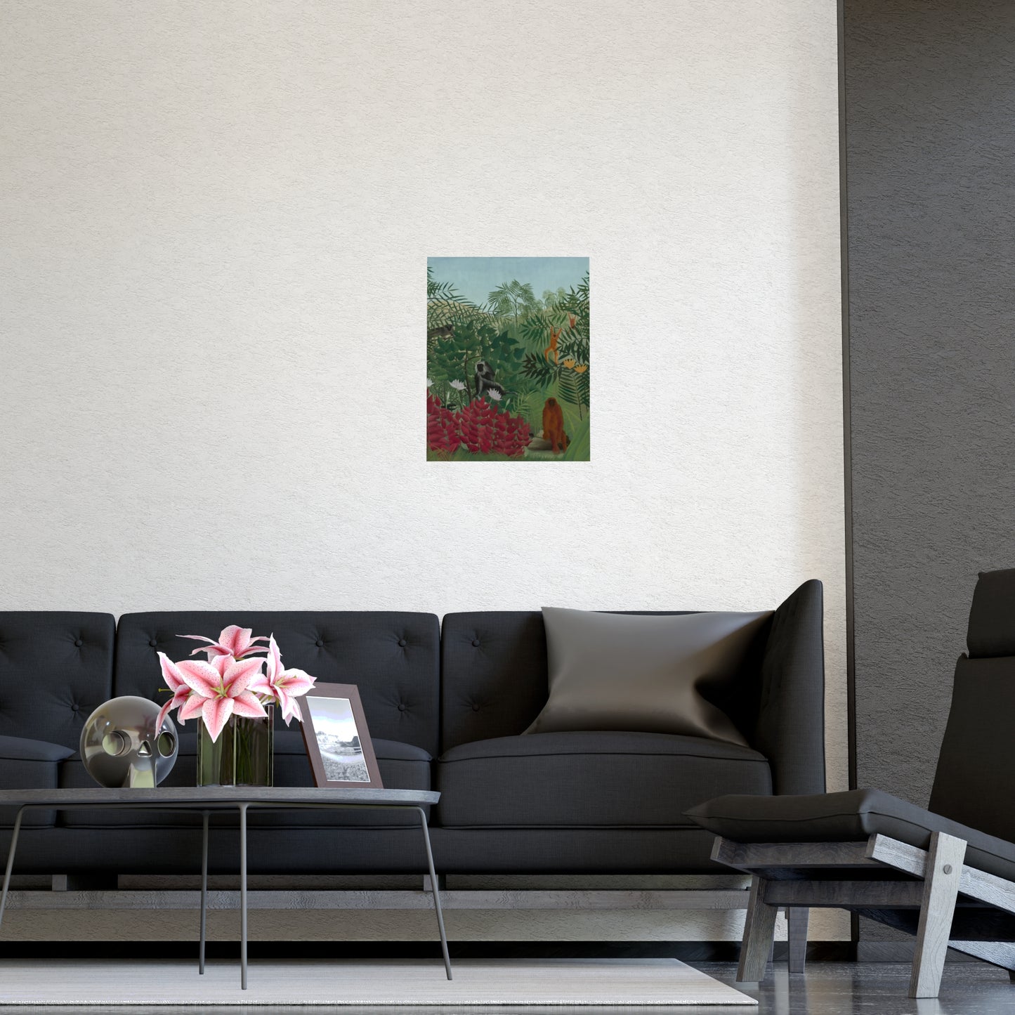 Tropical Forest with Monkeys - Rousseau Fine Art Poster