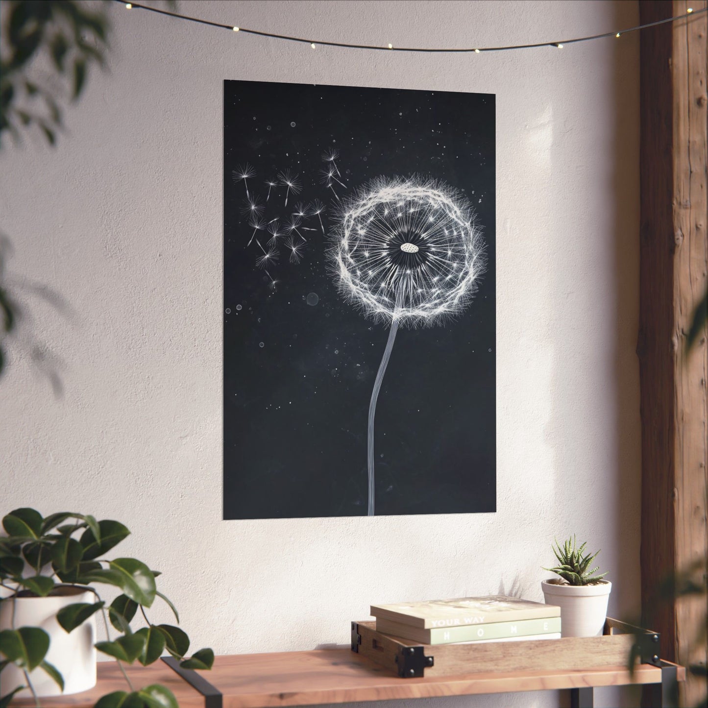 Just Dandy Dandelion Inspirational Fine Art Print
