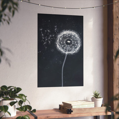 Just Dandy Dandelion Inspirational Fine Art Print
