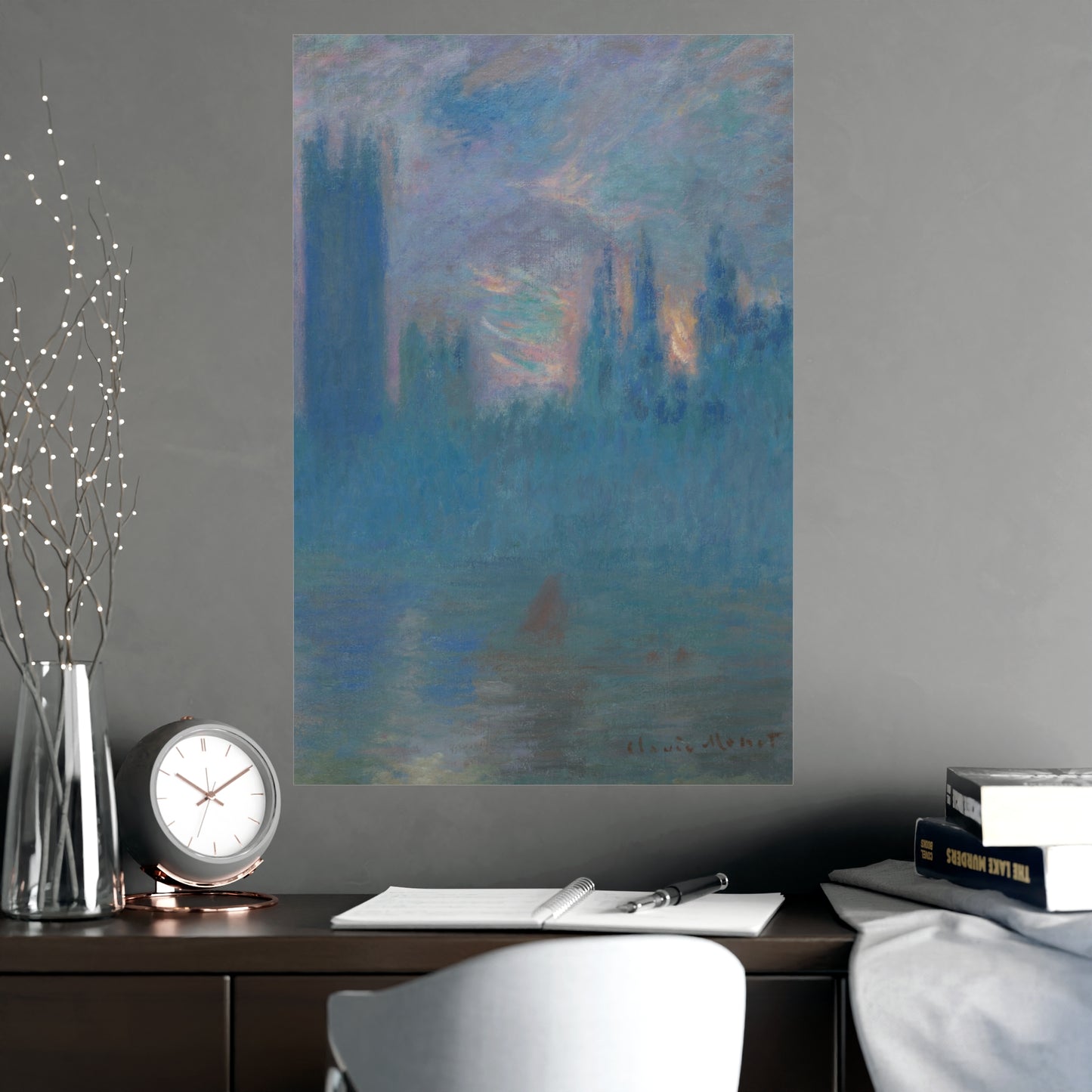 Houses of Parliament London - Monet Fine Art Poster