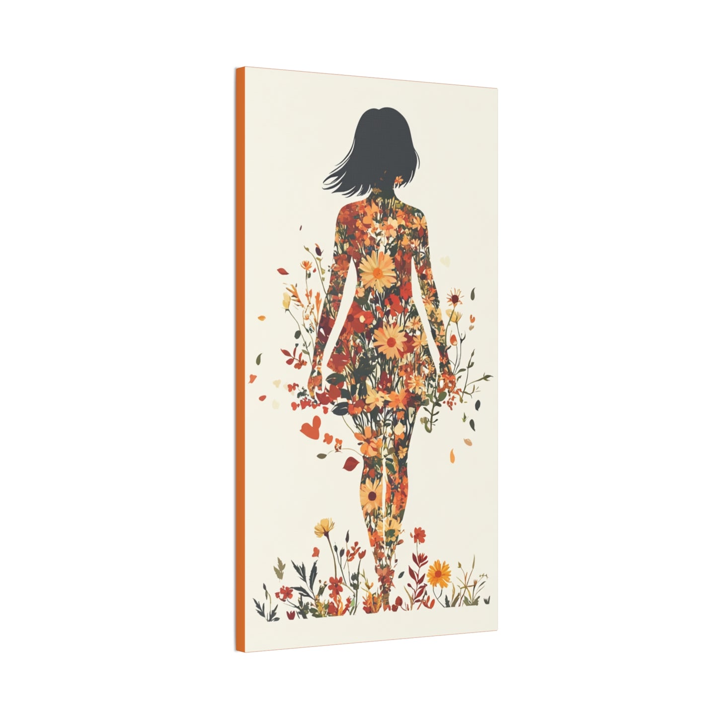 You Belong Among the Wildflowers  - Flower Girl - Print on Canvas