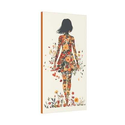You Belong Among the Wildflowers  - Flower Girl - Print on Canvas