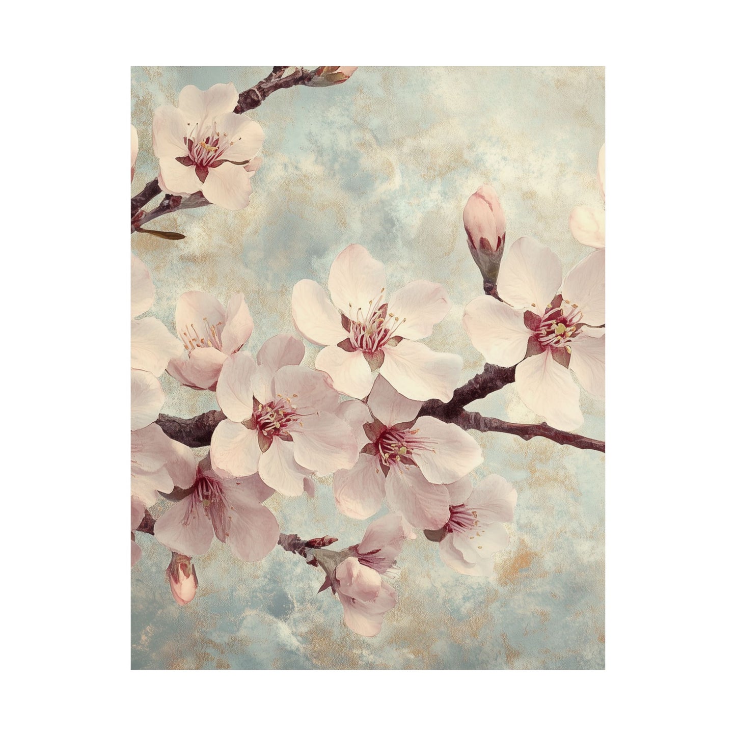 Blossoms Bring Serenity Floral Fine Art Print