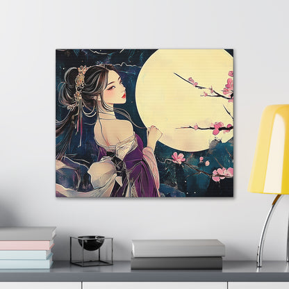 Thinking of You in the Moonlight - Fine Art Print - Wall Art on Canvas