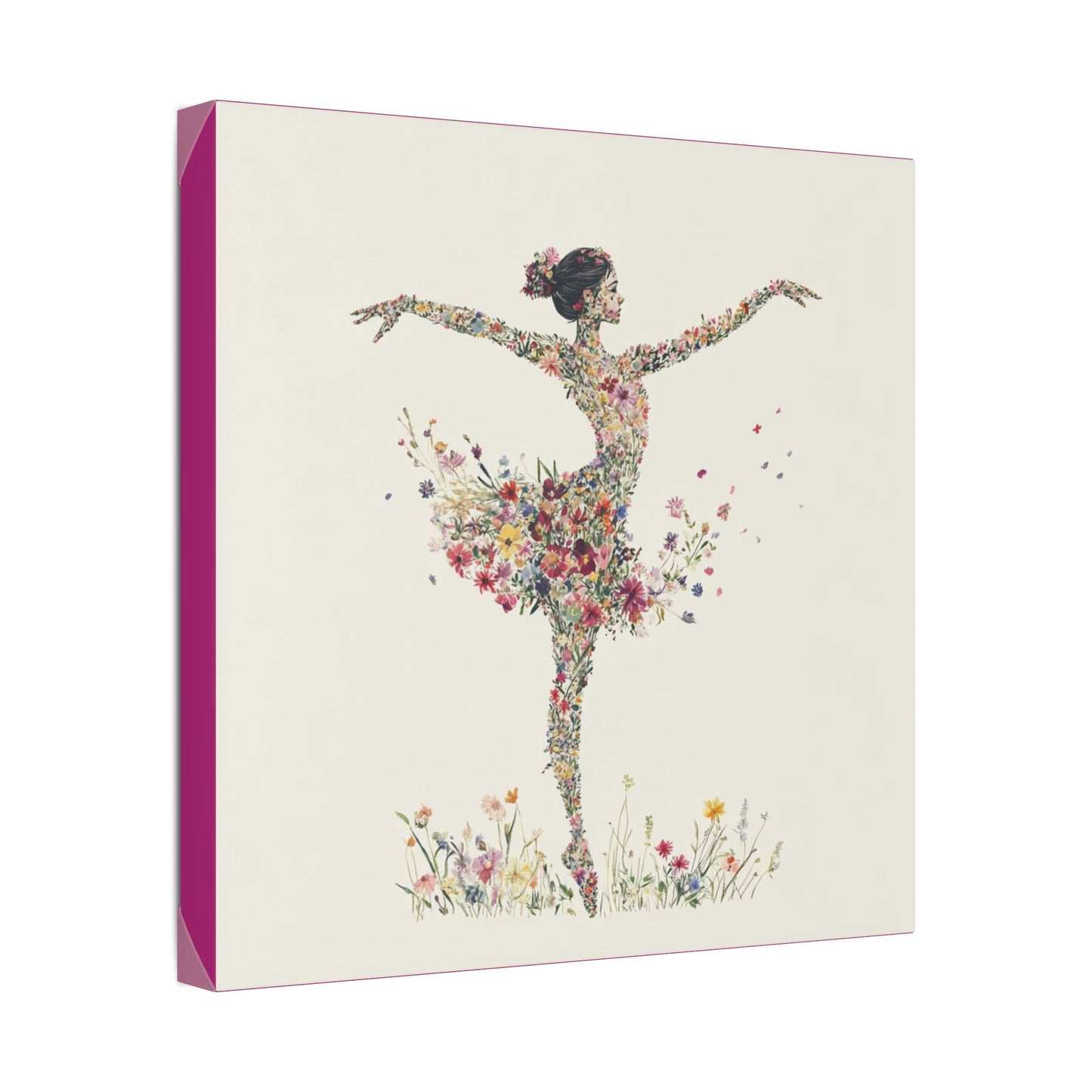 You Belong Among the Wild Flowers - On Point - Painting on Canvas