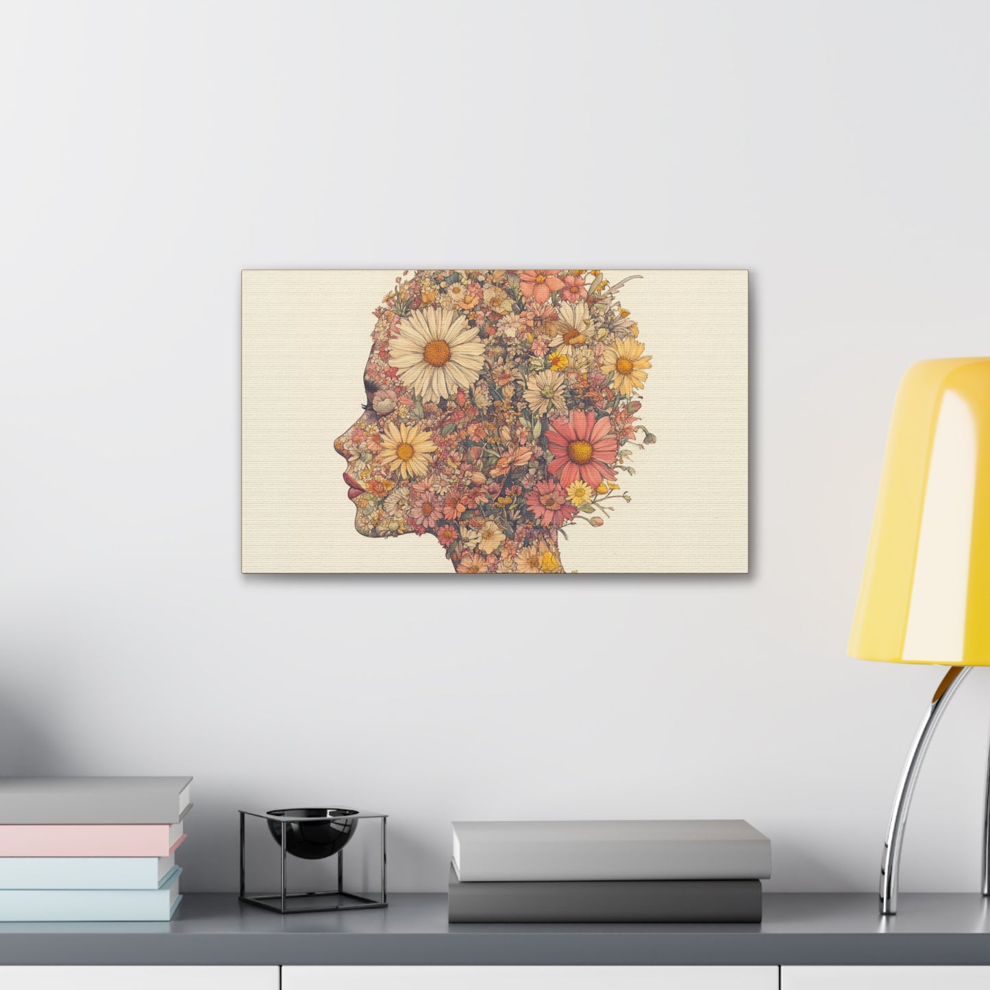 And So She Grew on Canvas