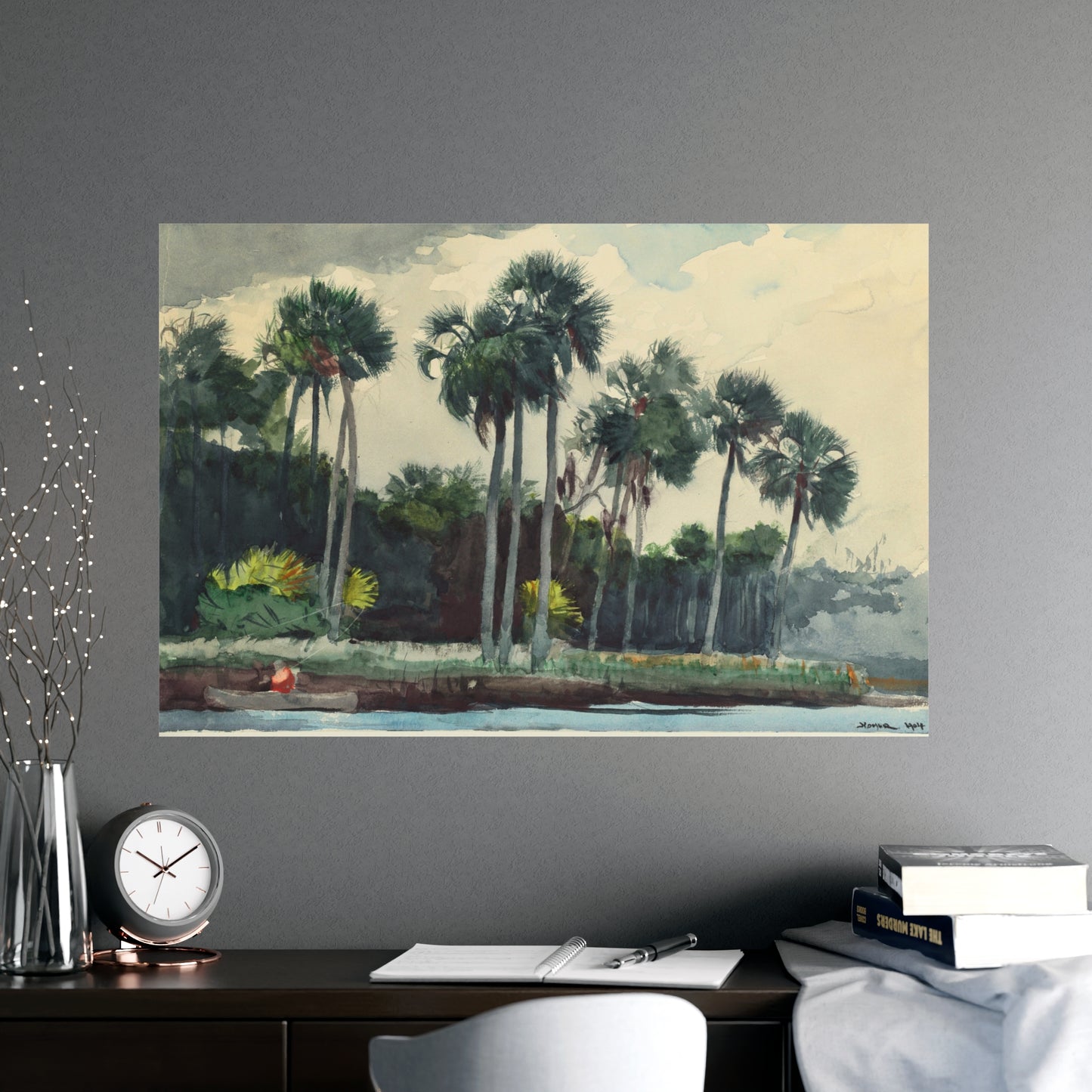 Red Shirt Homosassa Florida - Winslow Homer Fine Art Poster
