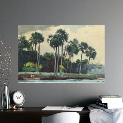 Red Shirt Homosassa Florida - Winslow Homer Fine Art Poster