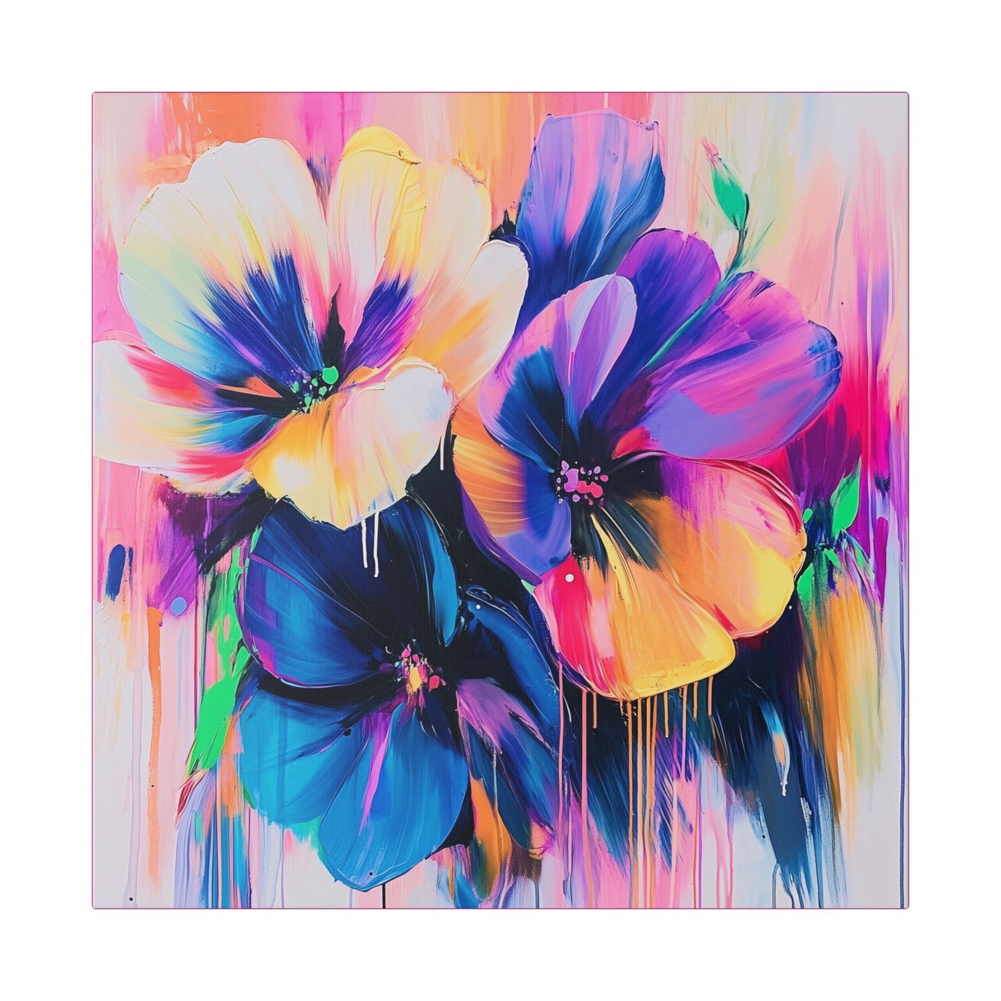 Color Blooms - Delight in Nature Series - Fine Art Print on Canvas