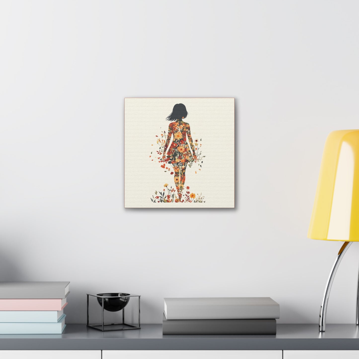 You Belong Among the Wildflowers  - Flower Girl - Print on Canvas