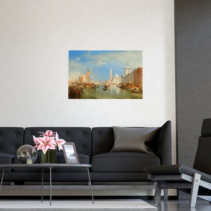 Venice Dogana and San Giorgio Maggiore - Turner Fine Art Poster