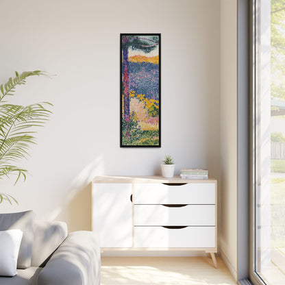 Valley with Fir Shade on the Mountain - Museum Collection - Framed Canvas Print