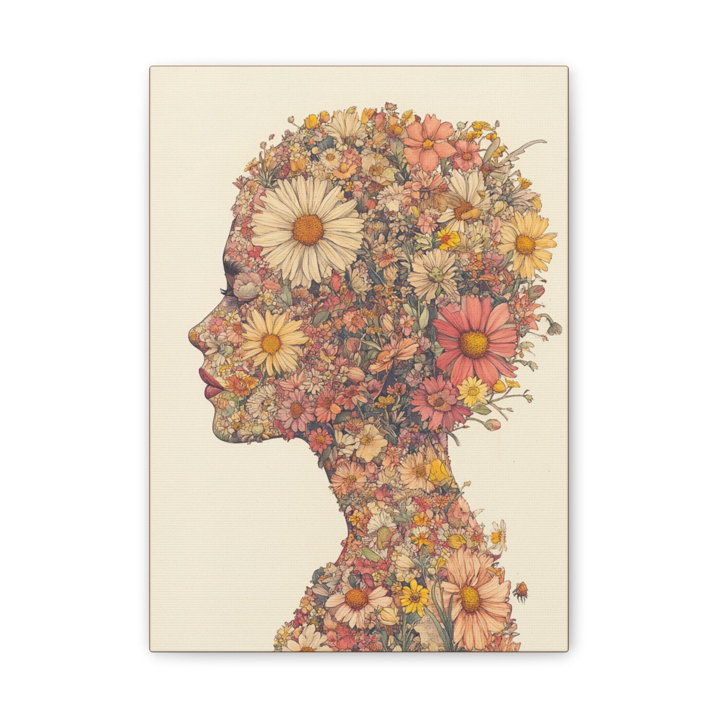 And So She Grew on Canvas