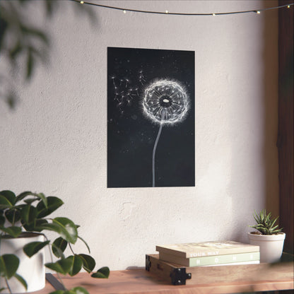 Just Dandy Dandelion Inspirational Fine Art Print
