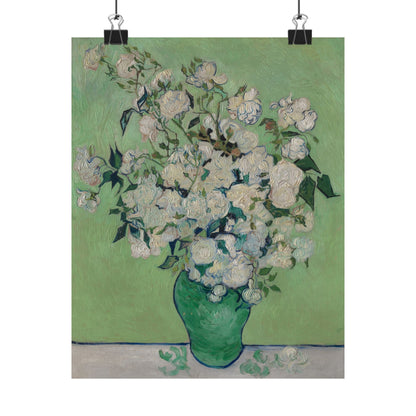 Van Gogh- Fine Art Prints - Reproduction - Flowers in a Vase - Floral Vertical Poster - Artistic Home Décor for Nature Lovers
