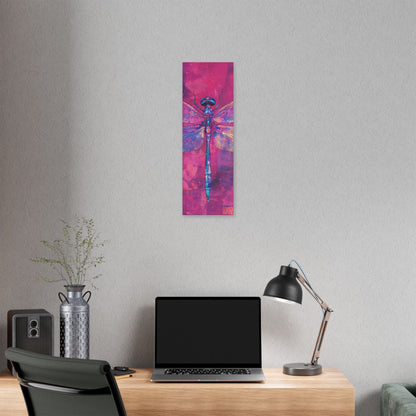 Vibrant Dragonfly - Secret Garden Series -  Fine Art Print on Canvas