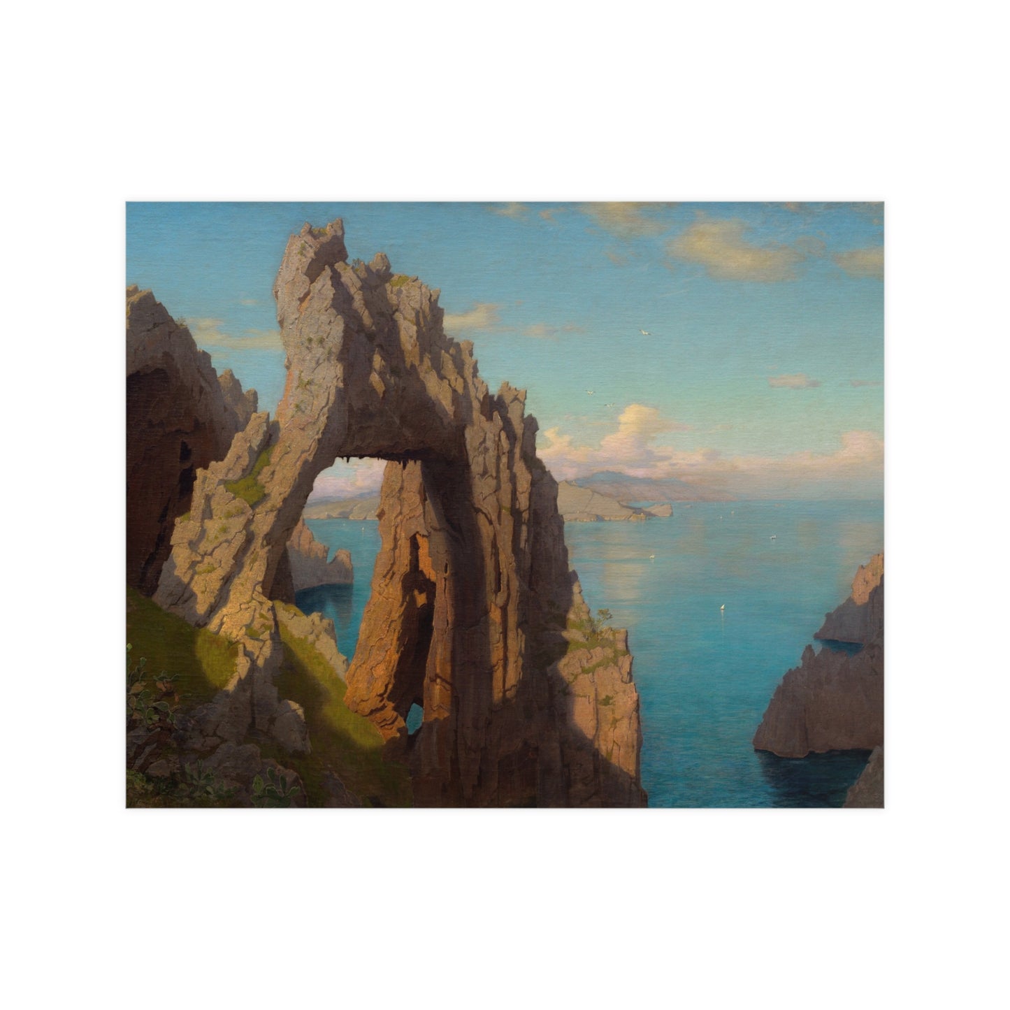 Natural Arch at Capri - Italian Coast Fine Art Poster