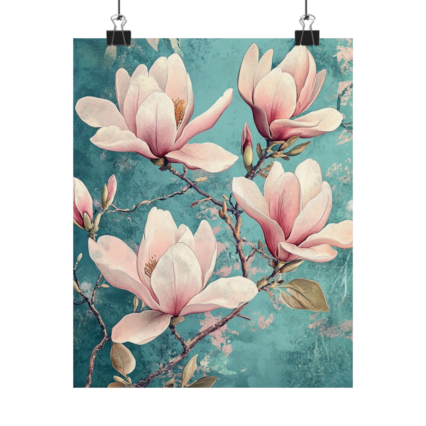 Blossoming Branches Pink Fine Art Print