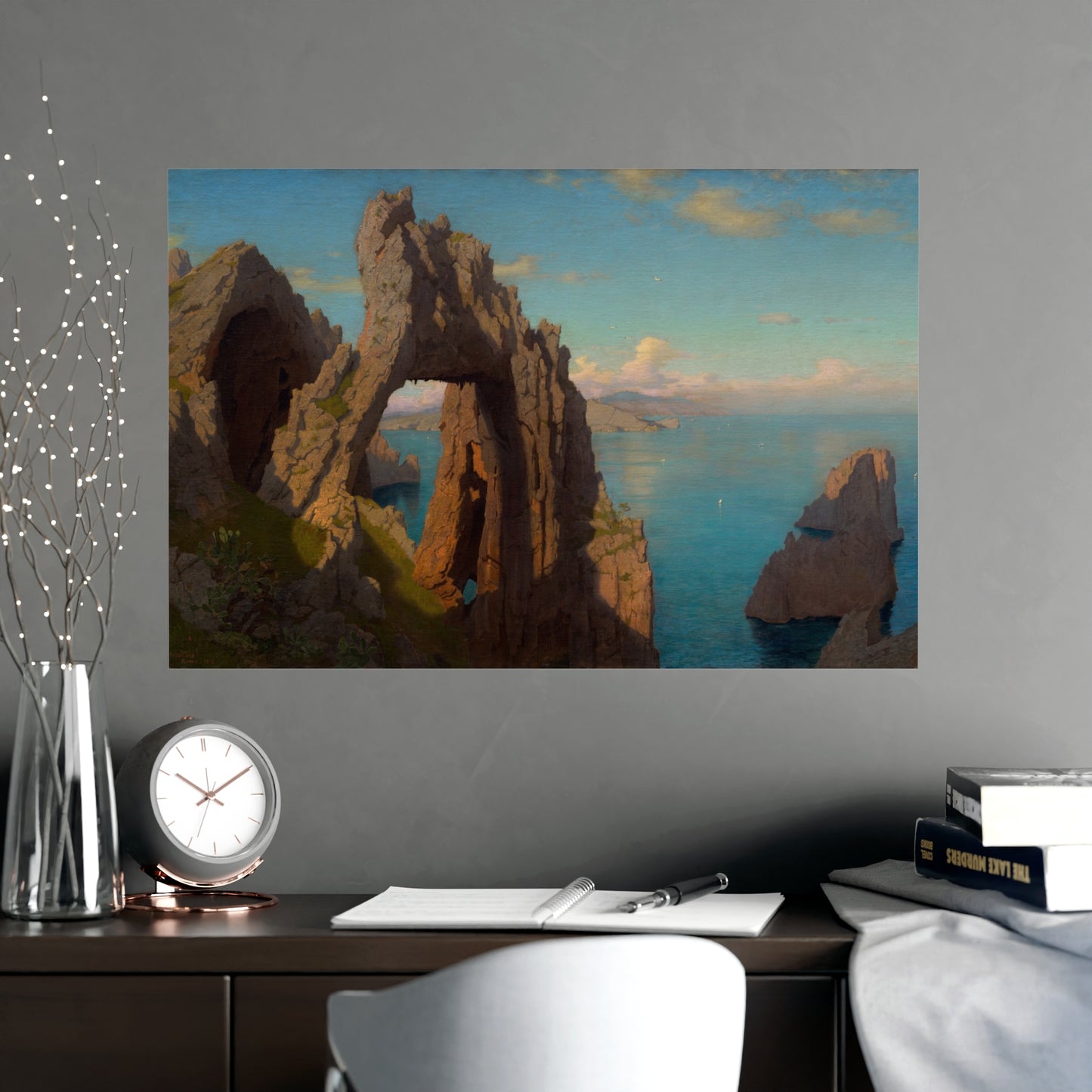 Natural Arch at Capri - Italian Coast Fine Art Poster