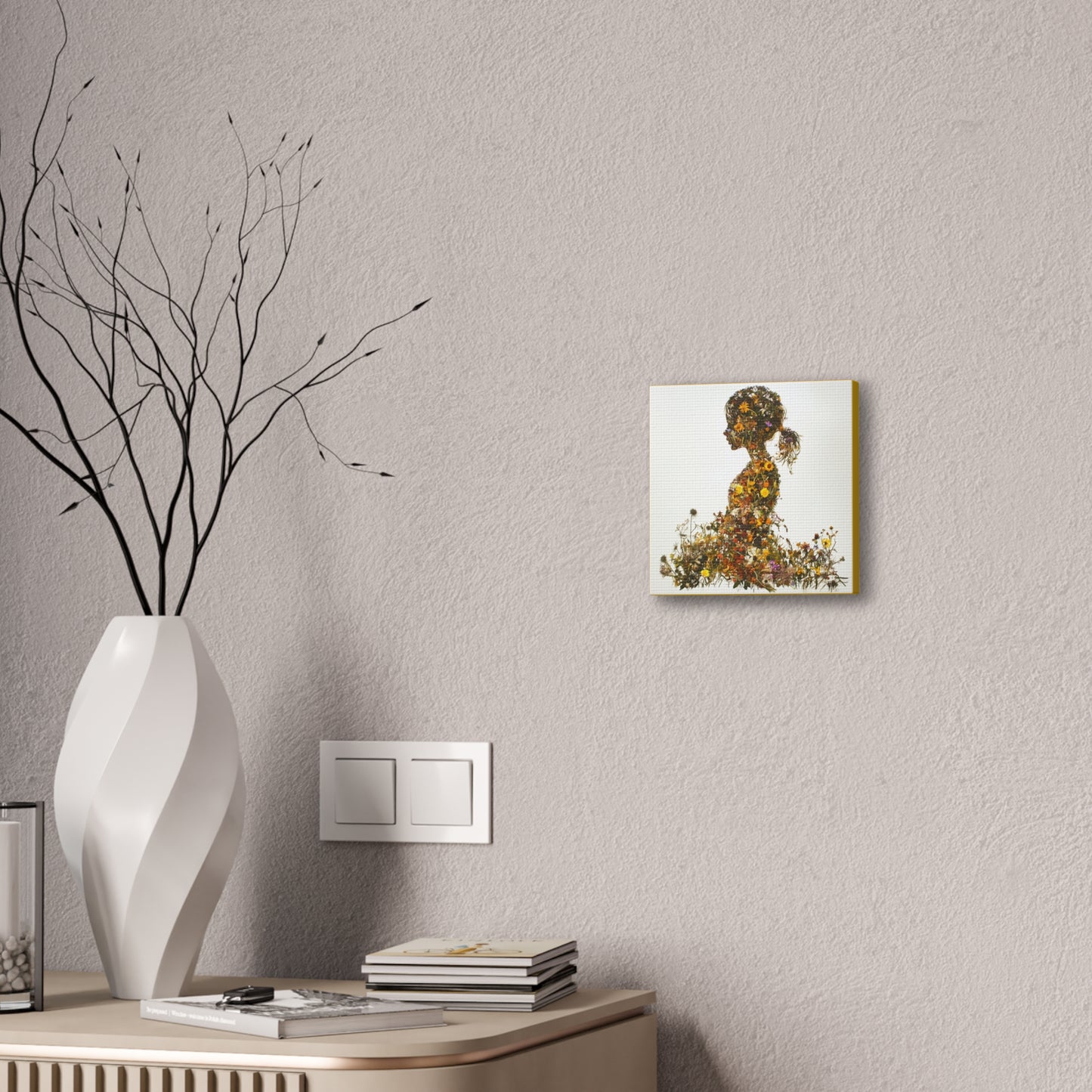 Summers Gone By - Wildflowers Fine Art Print on Canvas