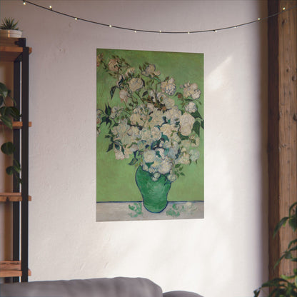 Van Gogh- Fine Art Prints - Reproduction - Flowers in a Vase - Floral Vertical Poster - Artistic Home Décor for Nature Lovers