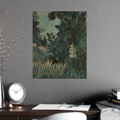 The Equatorial Jungle - Rousseau Tropical Fine Art Poster
