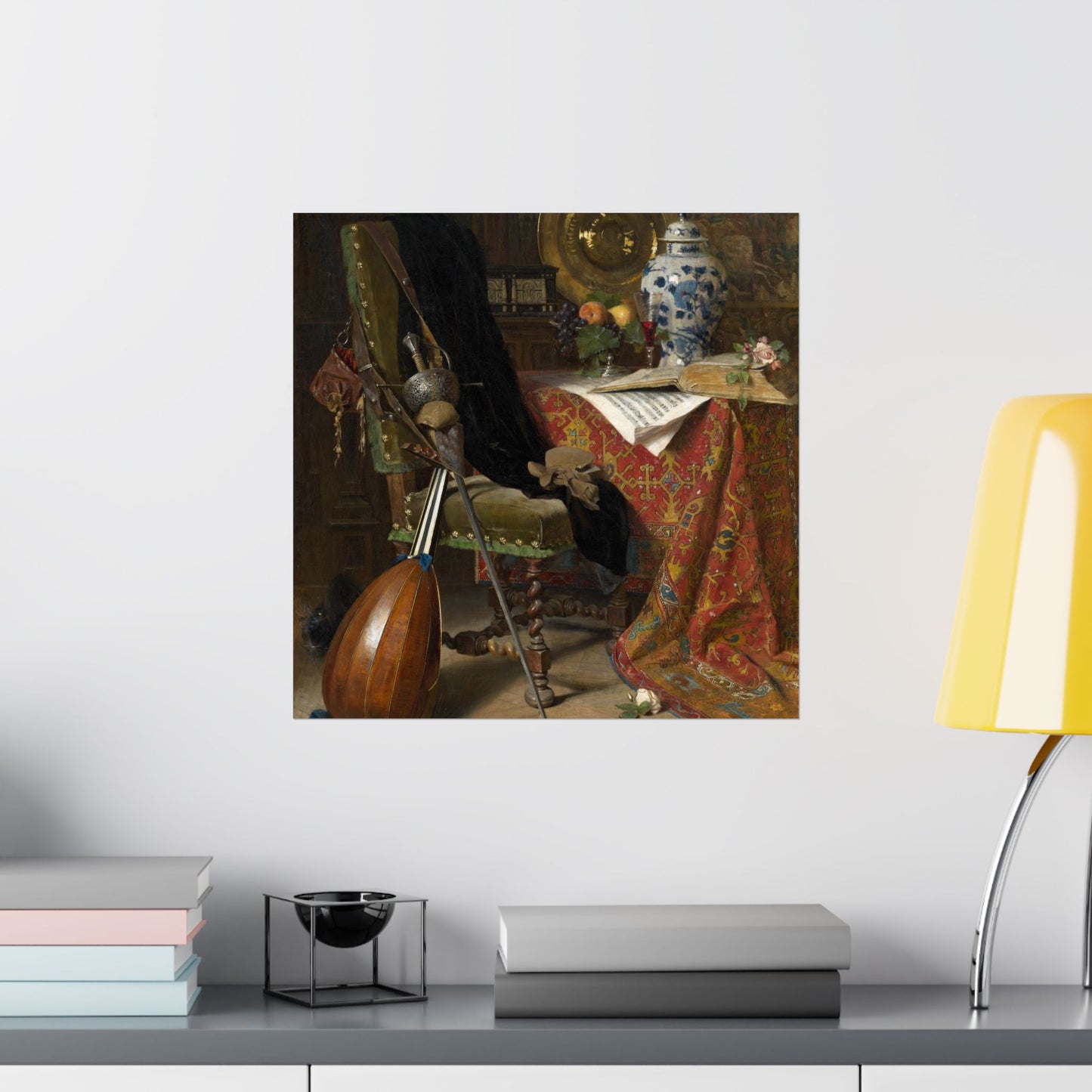 Elegant - Still Life Art - 17th Century Interior Painting - Fine Art Print - Gothic Art - Vintage Fine Art